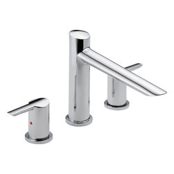 Delta Compel&reg; 3-hole Roman Tub Trim - Bathtub Faucets