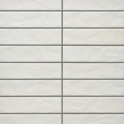 Glam White Matte 2-1/4x9-1/2 - Wall And Floor Tile
