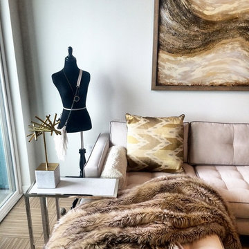 Transitional Glam Condo