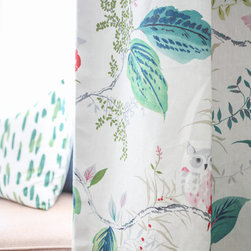 Eclectic Dining room - Curtains