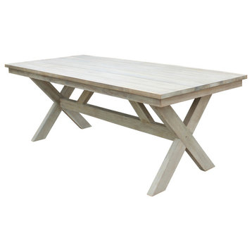 Santino 83" Wood Dining Table