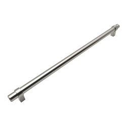 Cosmas - Cosmas 161-319SN Satin Nickel 12-5/8" CTC (319mm) Euro Bar Pull [5 PACK] - Cabinet And Drawer Handle Pulls