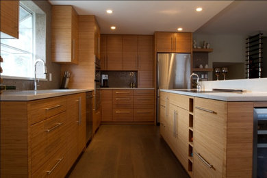 Inspiration for a modern kitchen in Vancouver.