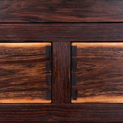 Walnut Gun Cabinet - Filing Cabinets