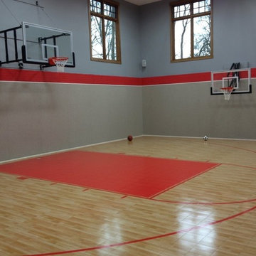 Garage Sport Court Transformation