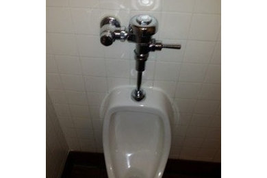 Urinal Installation for Commercial Plumbing in Warrensville, IL