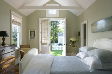 Elegant bedroom photo in New York