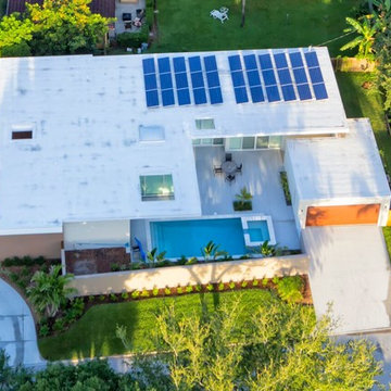 Modern Floor Plan Solar Panels