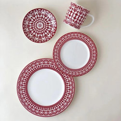 Casablanca Crimson Dinnerware Collection - Dinnerware Sets