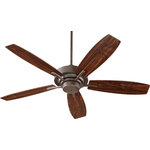 Quorum International - Soho 52" 5-Blade Ceiling Fan, Oiled Bronze - Soho 52" 5-Blade Ceiling Fan, Oiled Bronze