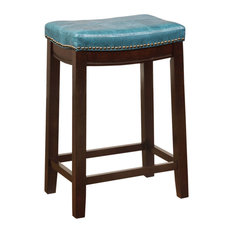 Blue Bar Stools and Counter Stools | Houzz - Linon Home Decor Products - Claridge Counter Stool, Blue - Bar Stools And Counter  Stools