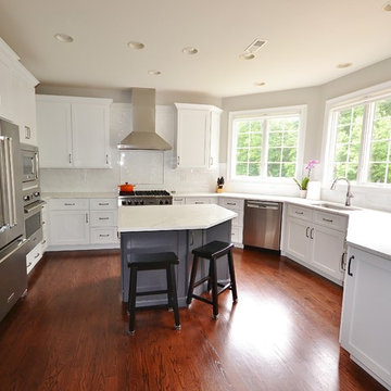 Large Angled Kitchen Remodel in West Chester