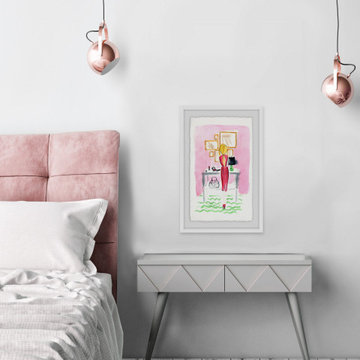 "Getting Ready" Framed Painting Print