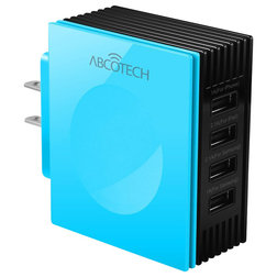 Modern Home Electronics Multiple USB Wall Charger, Blue
