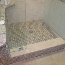 tile on side of bath