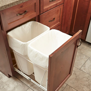 Transitional Knotty Alder Kitchen