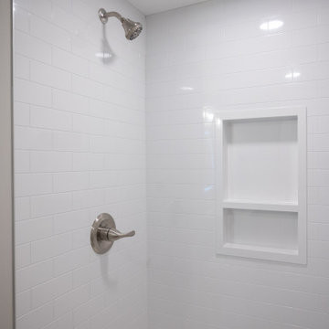 Finished Basement with Seated Bar, Living Room and Bathroom in Novi, MI