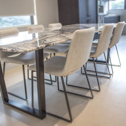Alexa New York Marble Table - Dining Tables