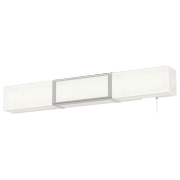 Holly 36'' LED Overbed Wall Light, Satin Nickel
