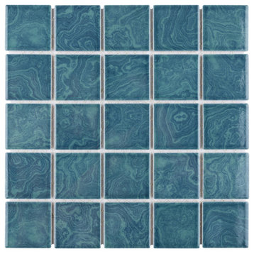 Resort Palm Green Porcelain Floor and Wall Tile
