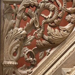 Custom hand carving woodwork - Furniture