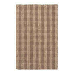 Country Jutes Rectangular Rug in Beige - Rugs