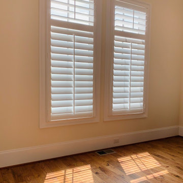 Custom Plantation Shutters Stun in this 60+ Window New Construction Home
