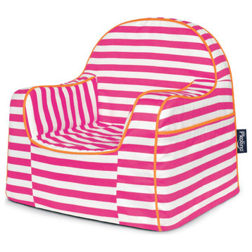 P'kolino Little Reader Chair -  Stripes Pink