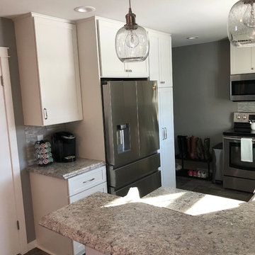 Modern Kitchen Remodel Done in the White Advantage Color