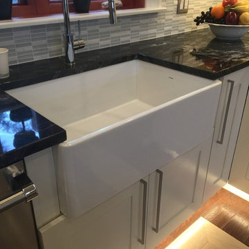 Transitional White Kitchen Remodel