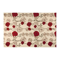 Deco Sand Red Rug - Rugs