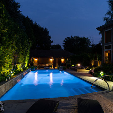 Markham Outdoor Lighting Redesign - View After Conscape