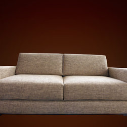 Metaphor | Fully Upholstered Sofa with Wood Legs - Sofas
