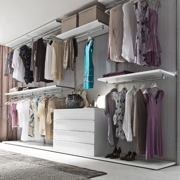 Varius Free Walk-in Closet Arrangement #5, Presotto Italy