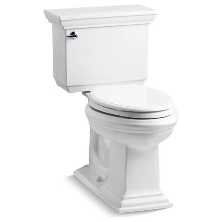 Kohler Memoirs, Stately Comfort Height, 2-Piece Elongated Toilet, White