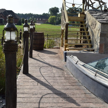 Backyard Boating Gunite Pool with ecoFinish KON