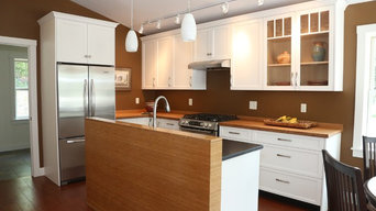 Compact Kitchen with Green Materials