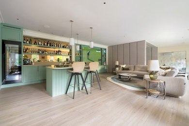 Photo of a traditional home bar in Berkshire.