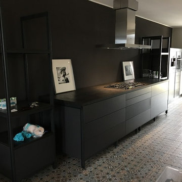 Dunkle Fronten im Design Chicago, Farbe Ceramica vom Hersteller Bauformat