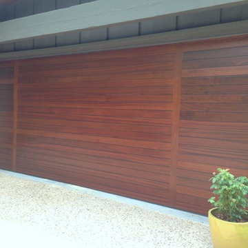 Contemporary Mahogany Door