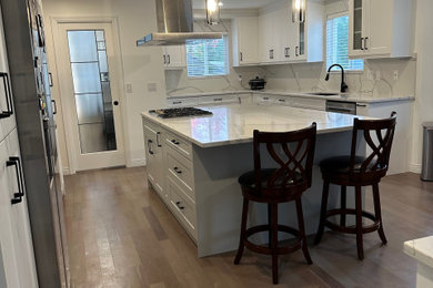 Example of a kitchen design in Vancouver