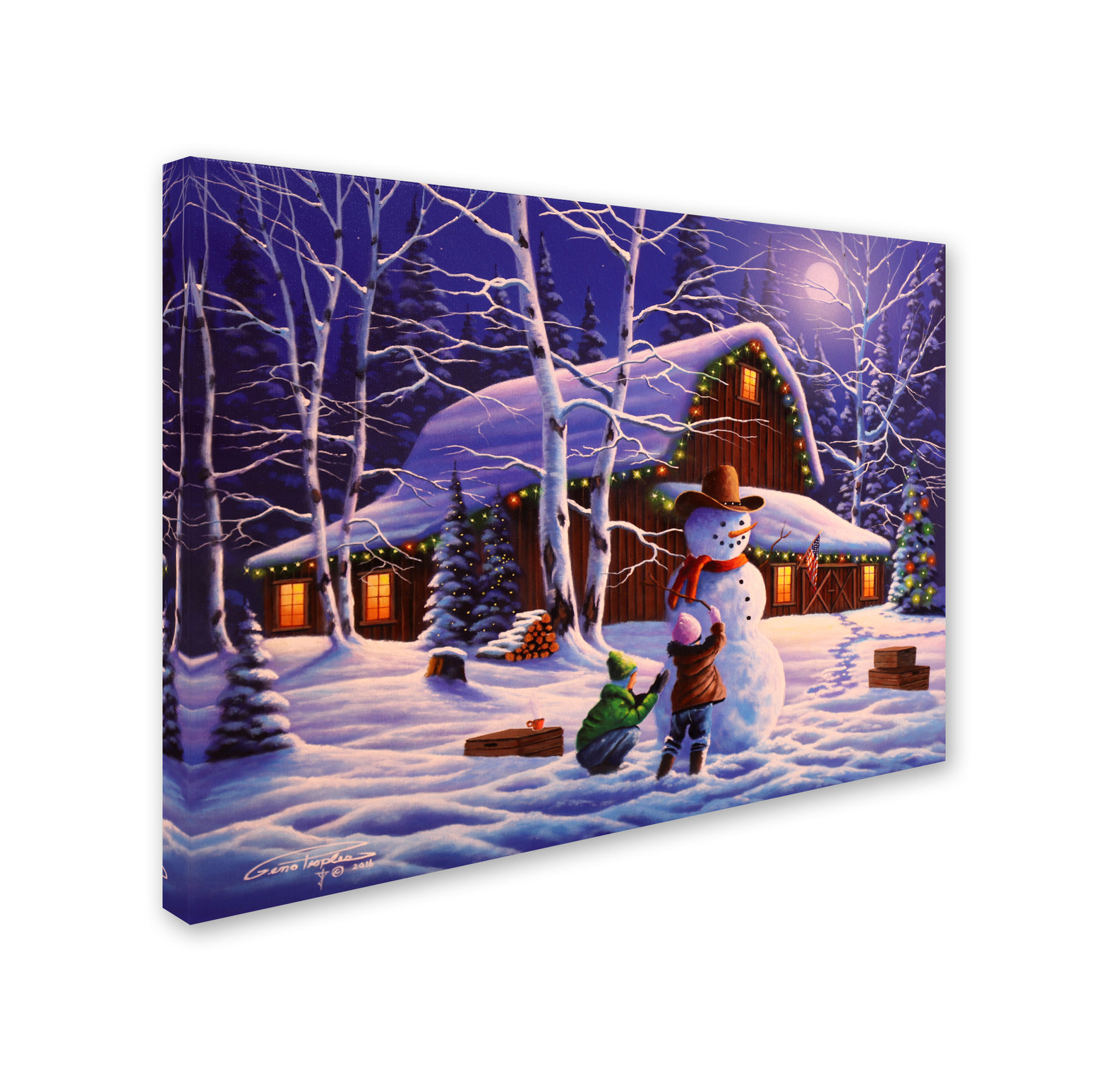 Geno Peoples 'The Joy of Christmas' Canvas Art, 32