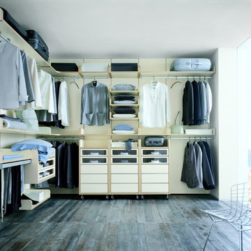 Tecnopolis Free Walk-in Closet Arrangement #11, Presotto Italy