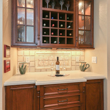 Traditional Home Remodel: Home Bar