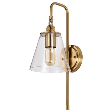 Nuvo Lighting 60/7445 Dover 19" Tall Wall Sconce - Vintage Brass