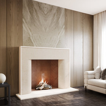 Saint Mary Fireplace Surround