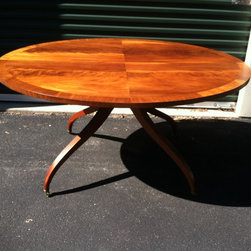 Vintage Art Deco Oval Table-1920s - Dining Tables