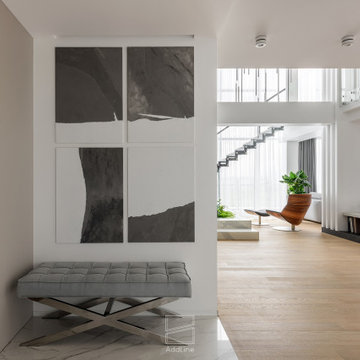 Penthouse interior design "CUBE-33"