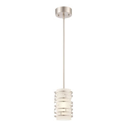 Forecast Lighting Labyrinth 1 Light Pendant Lighting with Satin Nickel finish - Lighting