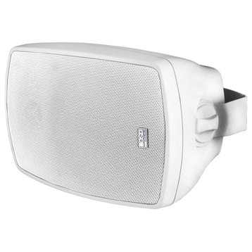 6.5" Wireless Bluetooth Outdoor Weather Resistant Patio Speaker Pair, White